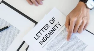 Letter of Indemnity