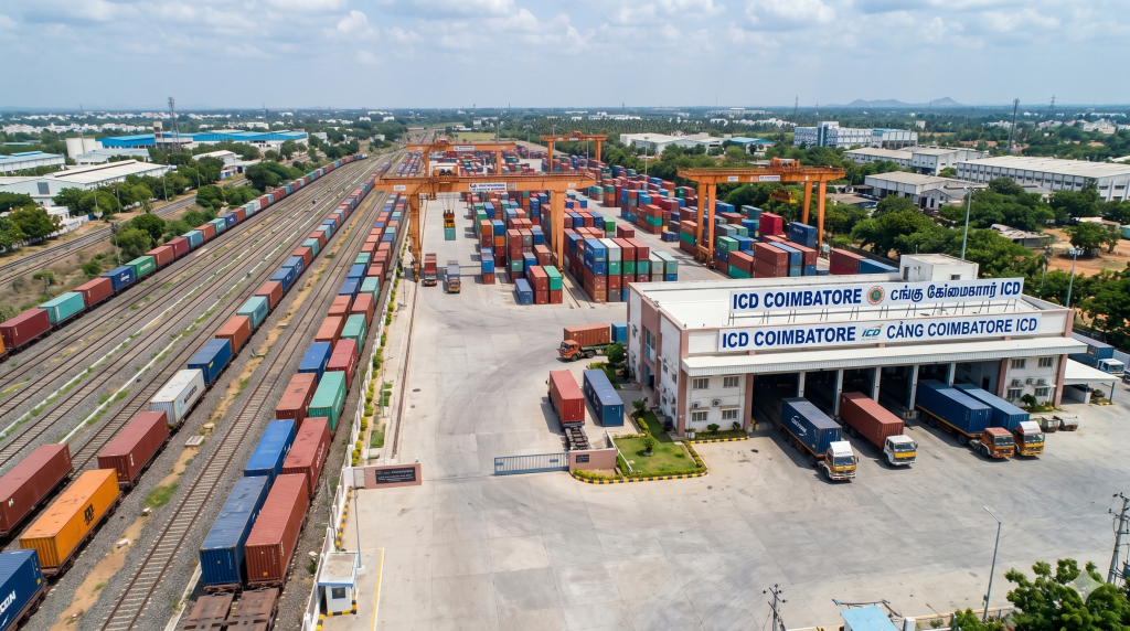 Vận tải đường biển từ Hồ Chí Minh đi cảng Coimbatore ICD, Ấn Độ